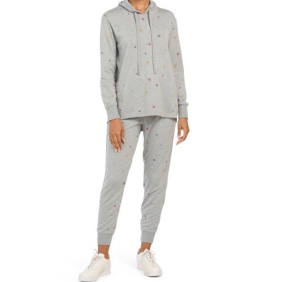 Anthropologie Tops - Anthropology Star Hoodie And Joggers Collection